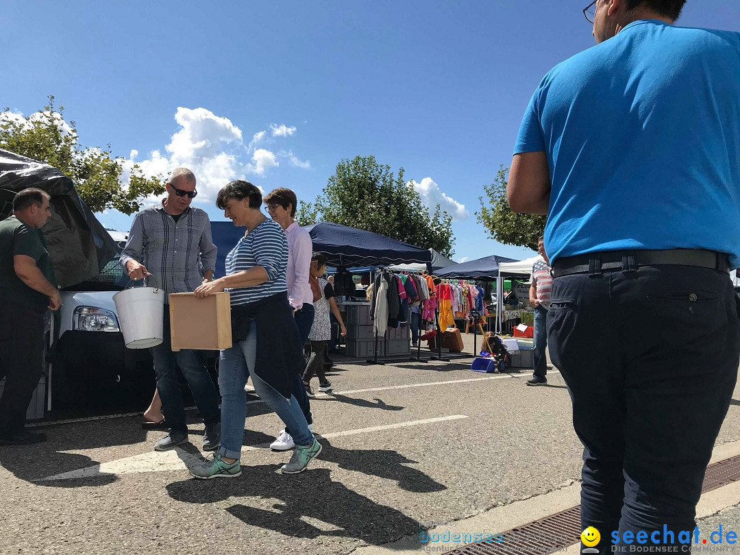 Flohmarkt in Alten-Rhein: Schweiz am Bodensee, 26.08.2018