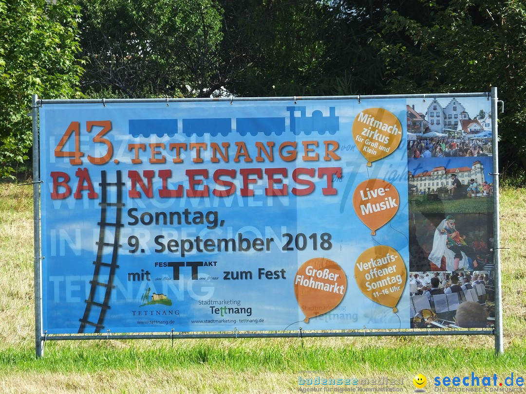 Baehnlesfest: Tettnang am Bodensee, 09.09.2018