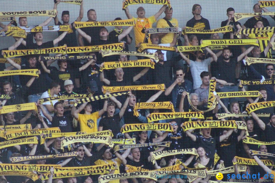 Fussball: FC Schaffhausen vs Young Boys, Schaffhausen, 15.09.2018