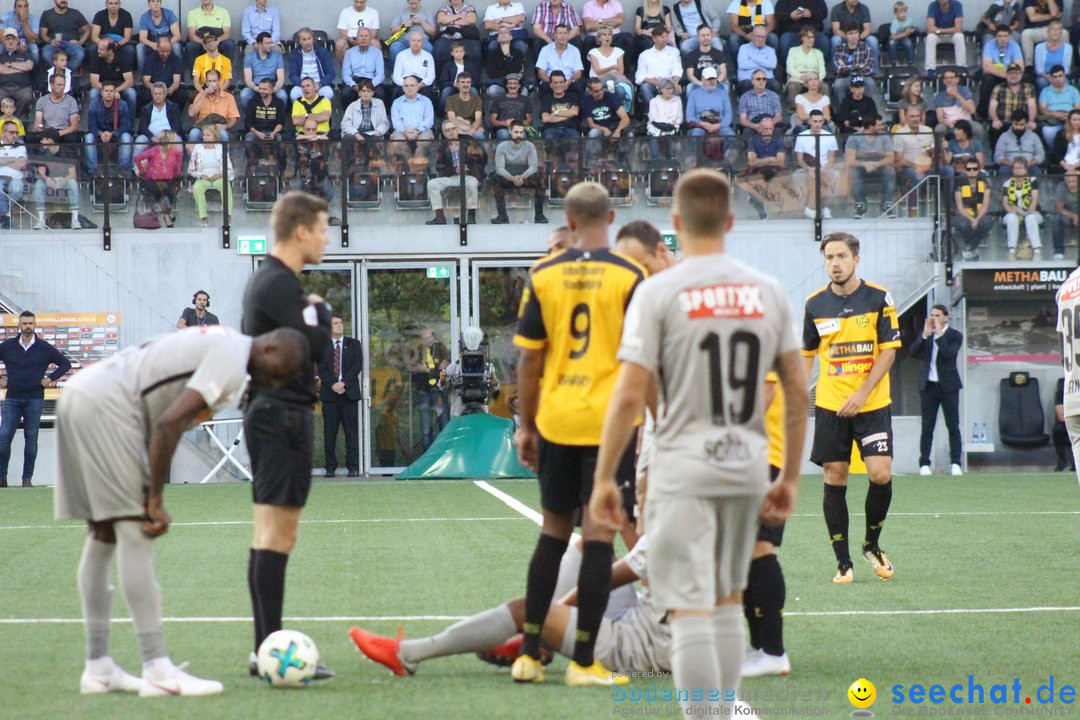 Fussball: FC Schaffhausen vs Young Boys, Schaffhausen, 15.09.2018