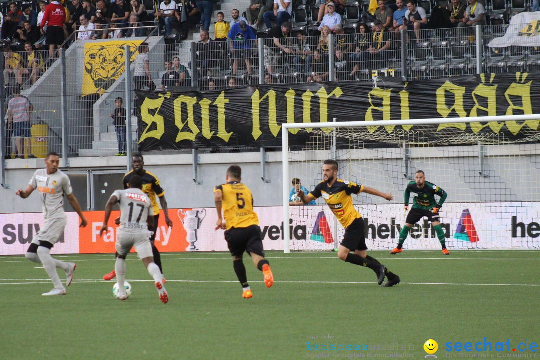 Fussball: FC Schaffhausen vs Young Boys, Schaffhausen, 15.09.2018