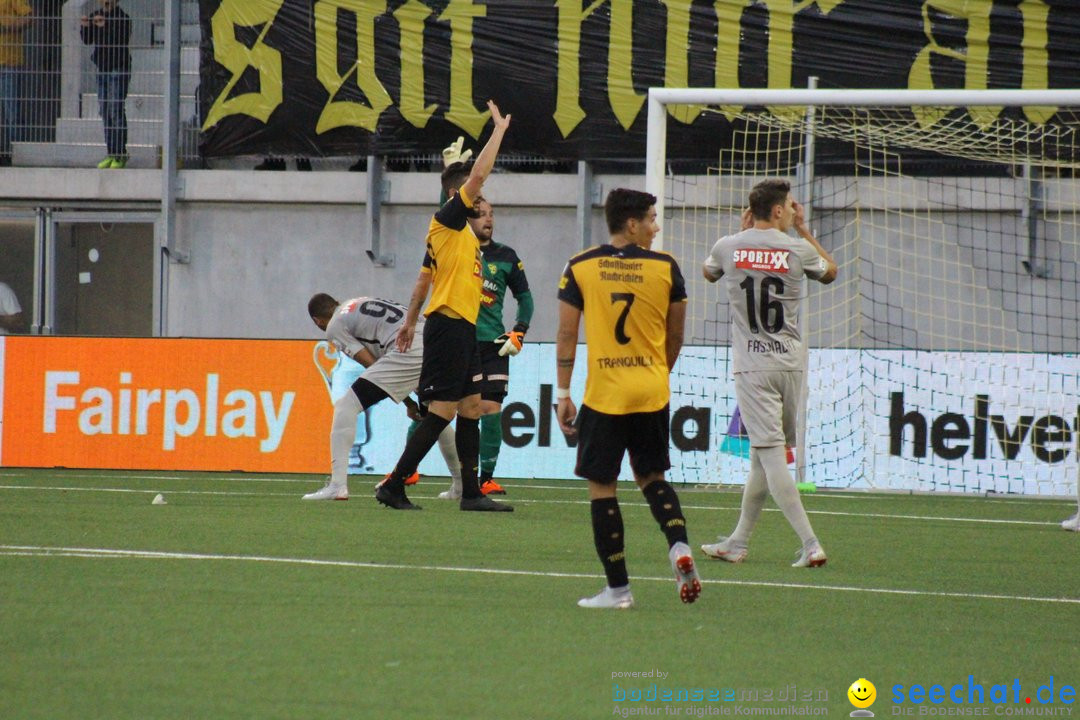 Fussball: FC Schaffhausen vs Young Boys, Schaffhausen, 15.09.2018