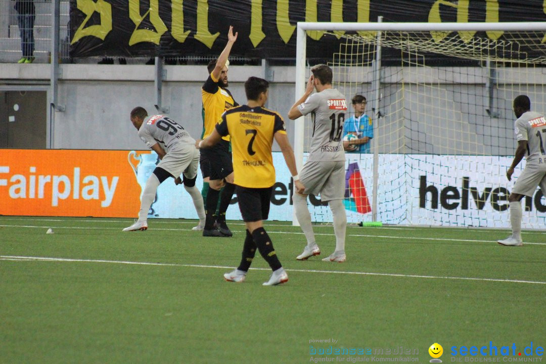 Fussball: FC Schaffhausen vs Young Boys, Schaffhausen, 15.09.2018