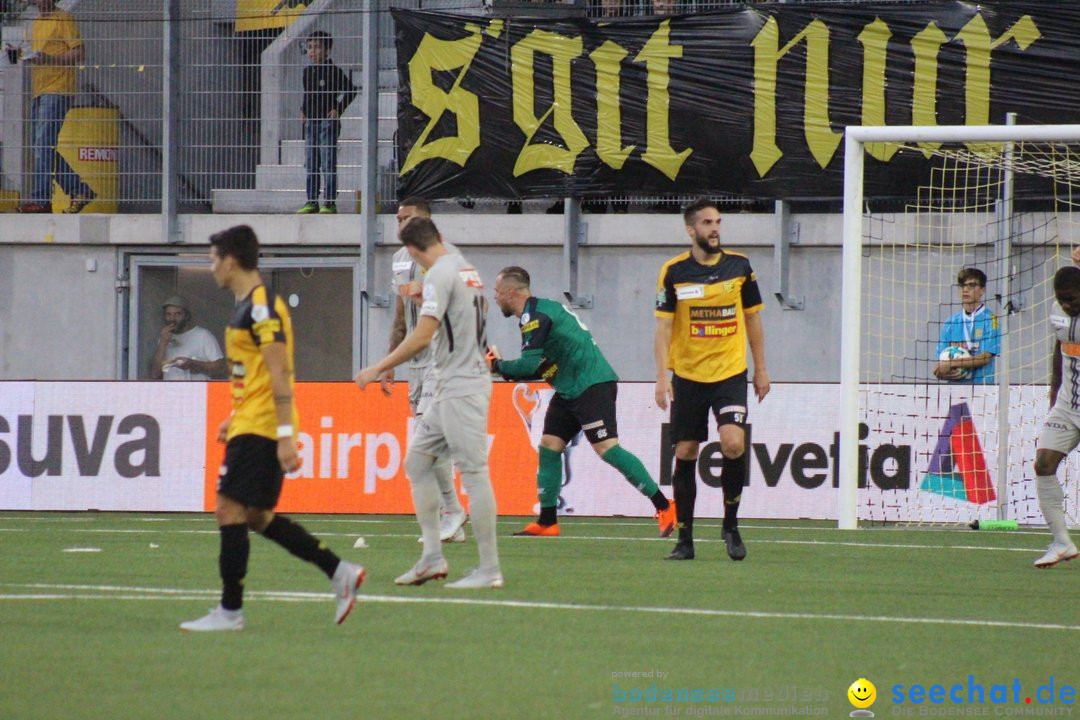 Fussball: FC Schaffhausen vs Young Boys, Schaffhausen, 15.09.2018