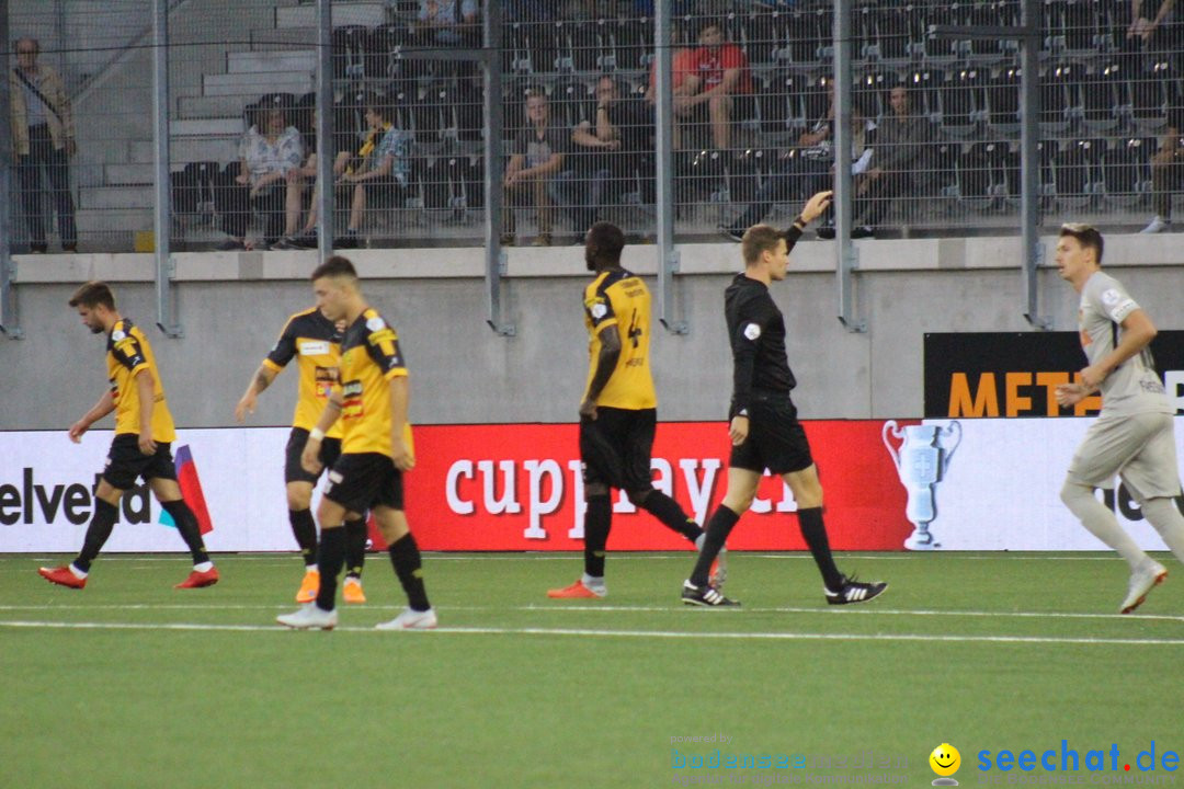 Fussball: FC Schaffhausen vs Young Boys, Schaffhausen, 15.09.2018