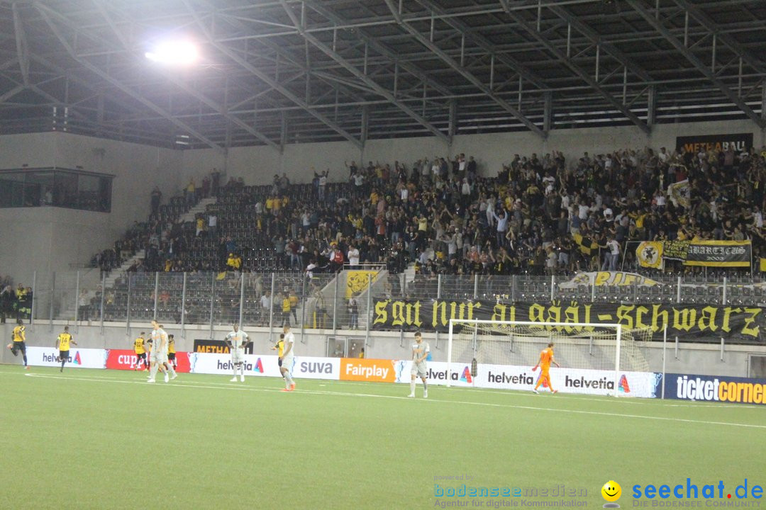 Fussball: FC Schaffhausen vs Young Boys, Schaffhausen, 15.09.2018