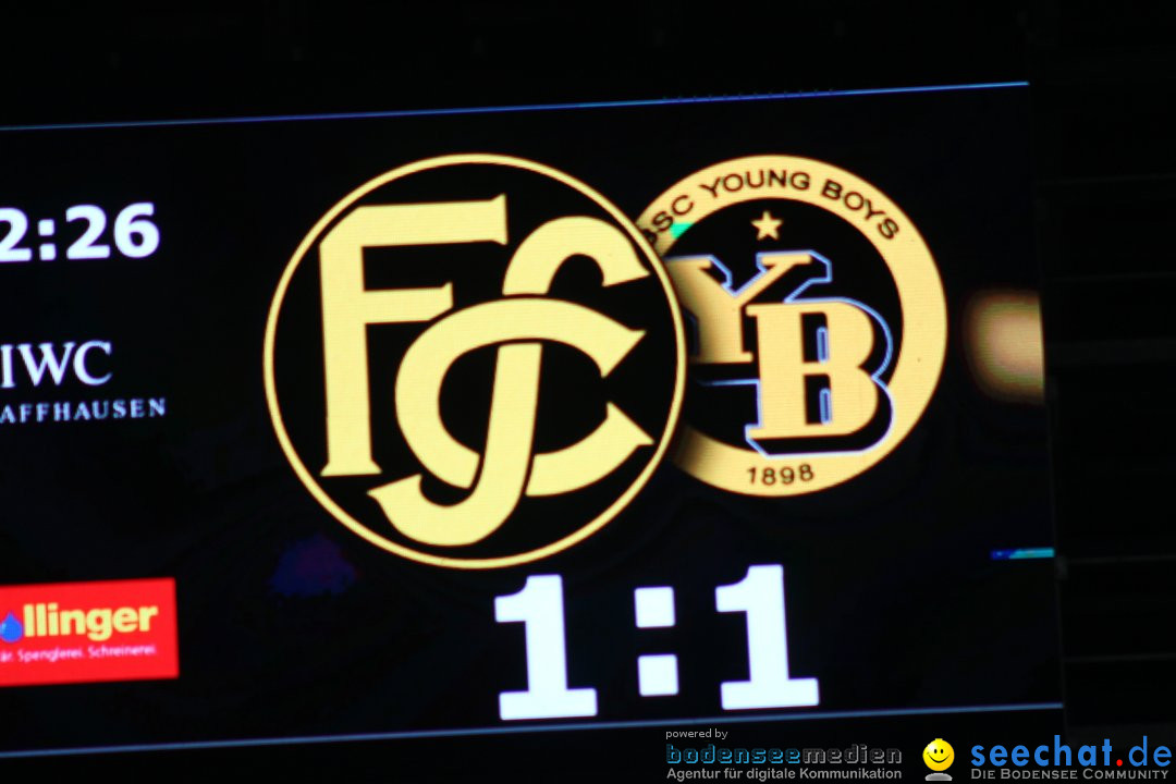 Fussball: FC Schaffhausen vs Young Boys, Schaffhausen, 15.09.2018