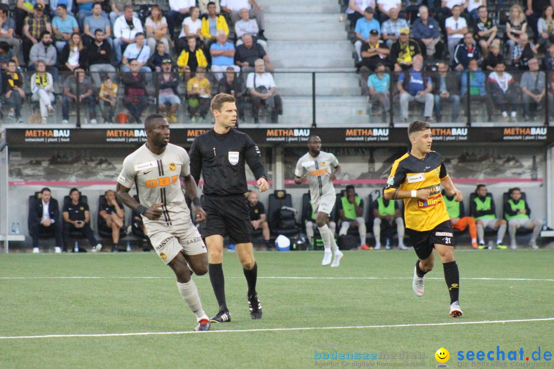 Fussball: FC Schaffhausen vs Young Boys, Schaffhausen, 15.09.2018