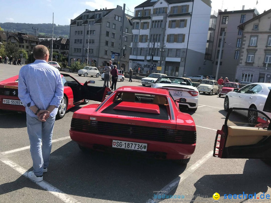 Vespa- und Auto-Treffen: Rorschach am Bodensee, 15.09.2018