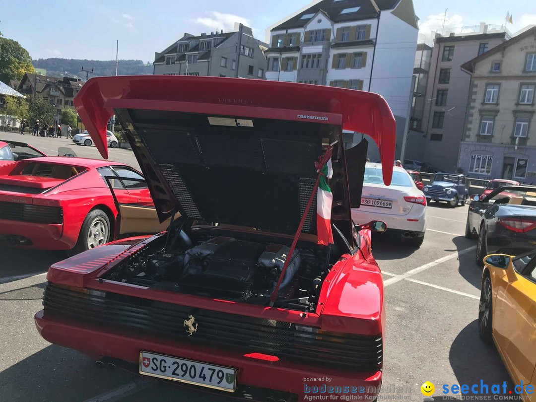 Vespa- und Auto-Treffen: Rorschach am Bodensee, 15.09.2018