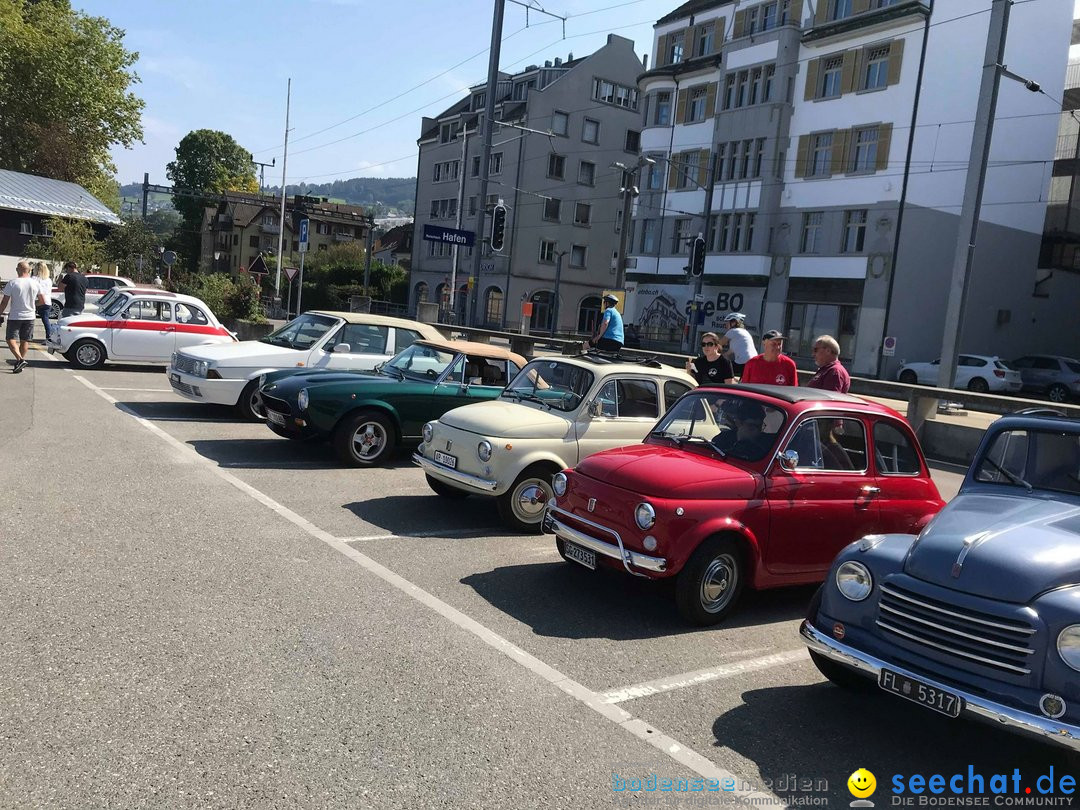 Vespa- und Auto-Treffen: Rorschach am Bodensee, 15.09.2018