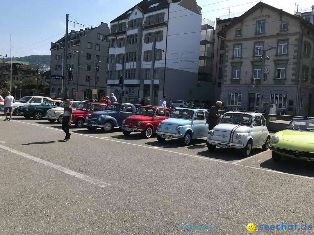 Vespa- und Auto-Treffen: Rorschach am Bodensee, 15.09.2018