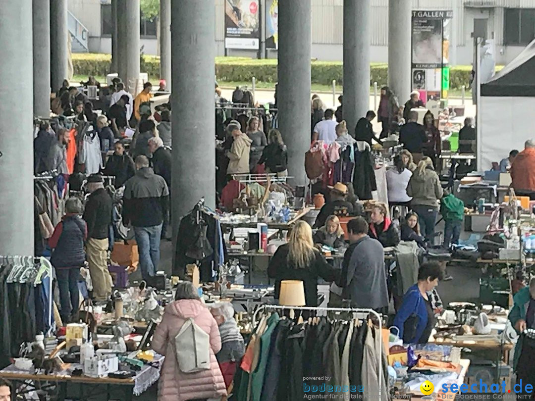 Flohmarkt: Quartierverein Winkeln in St. Gallen, 22.09.2018