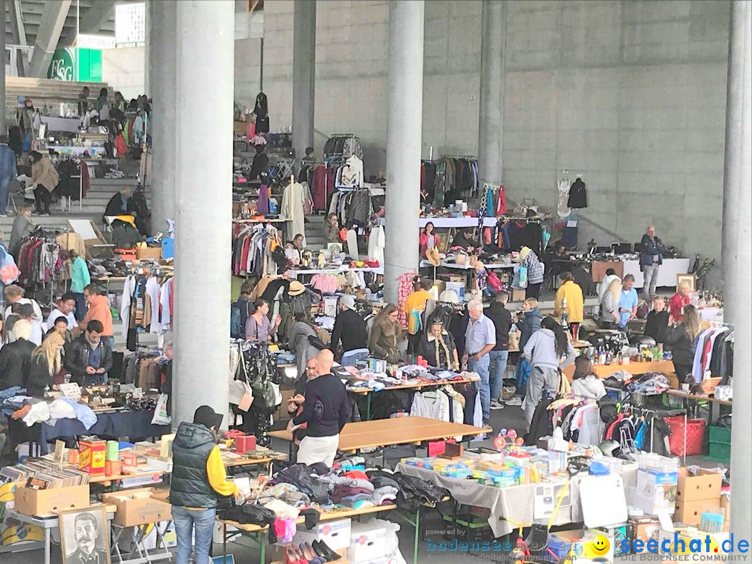 Flohmarkt: Quartierverein Winkeln in St. Gallen, 22.09.2018