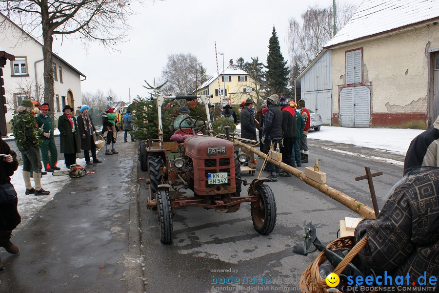 Narrensprung - Besenwirtschaft: Nenzingen, 14.02.2010