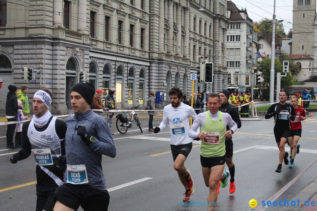 Swiss City Marathon: Lucerne Luzern Schweiz Switzerland, 28.10.2018