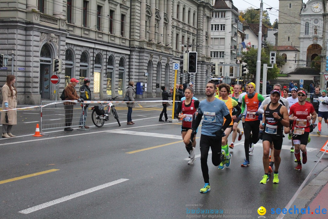 Swiss City Marathon: Lucerne Luzern Schweiz Switzerland, 28.10.2018