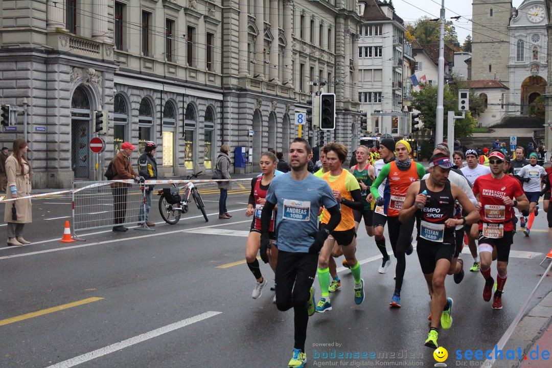 Swiss City Marathon: Lucerne Luzern Schweiz Switzerland, 28.10.2018