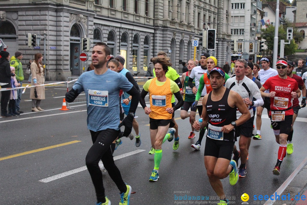 Swiss City Marathon: Lucerne Luzern Schweiz Switzerland, 28.10.2018