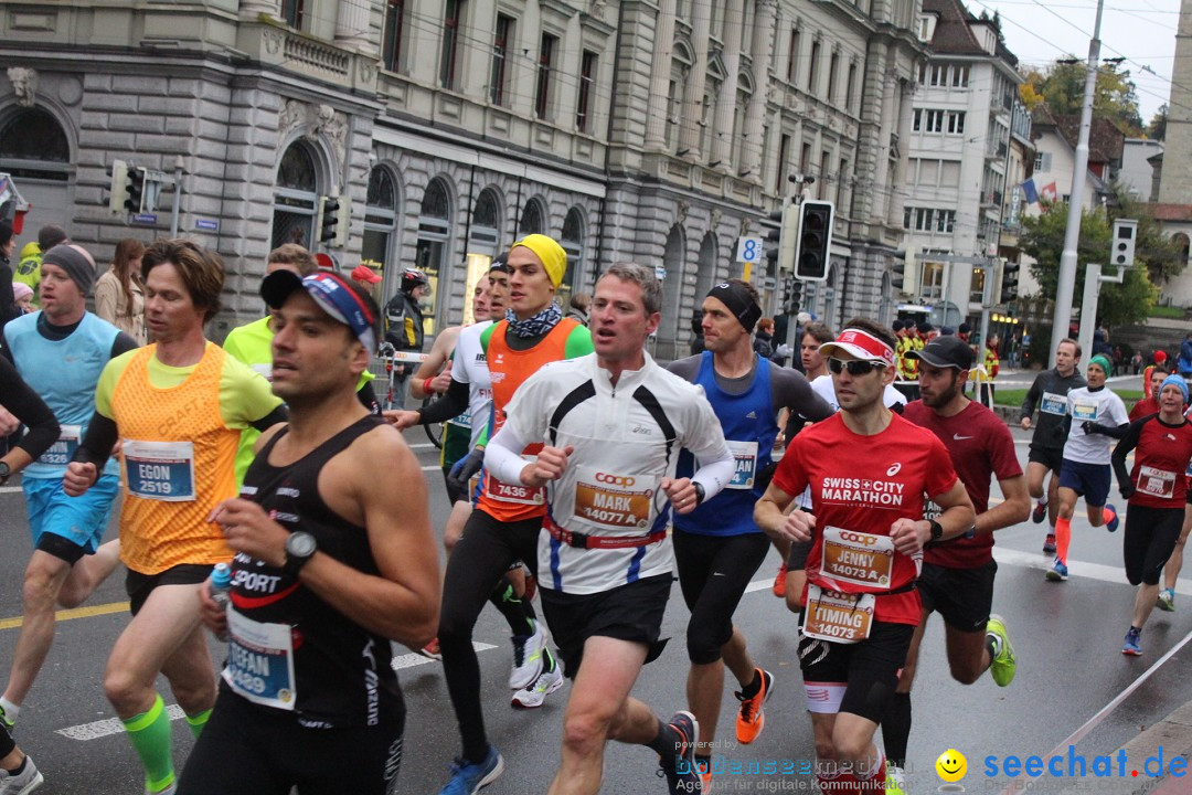 Swiss City Marathon: Lucerne Luzern Schweiz Switzerland, 28.10.2018