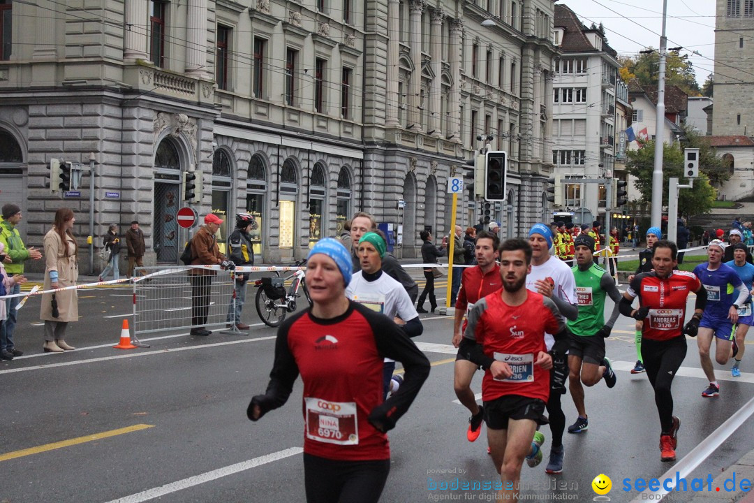 Swiss City Marathon: Lucerne Luzern Schweiz Switzerland, 28.10.2018