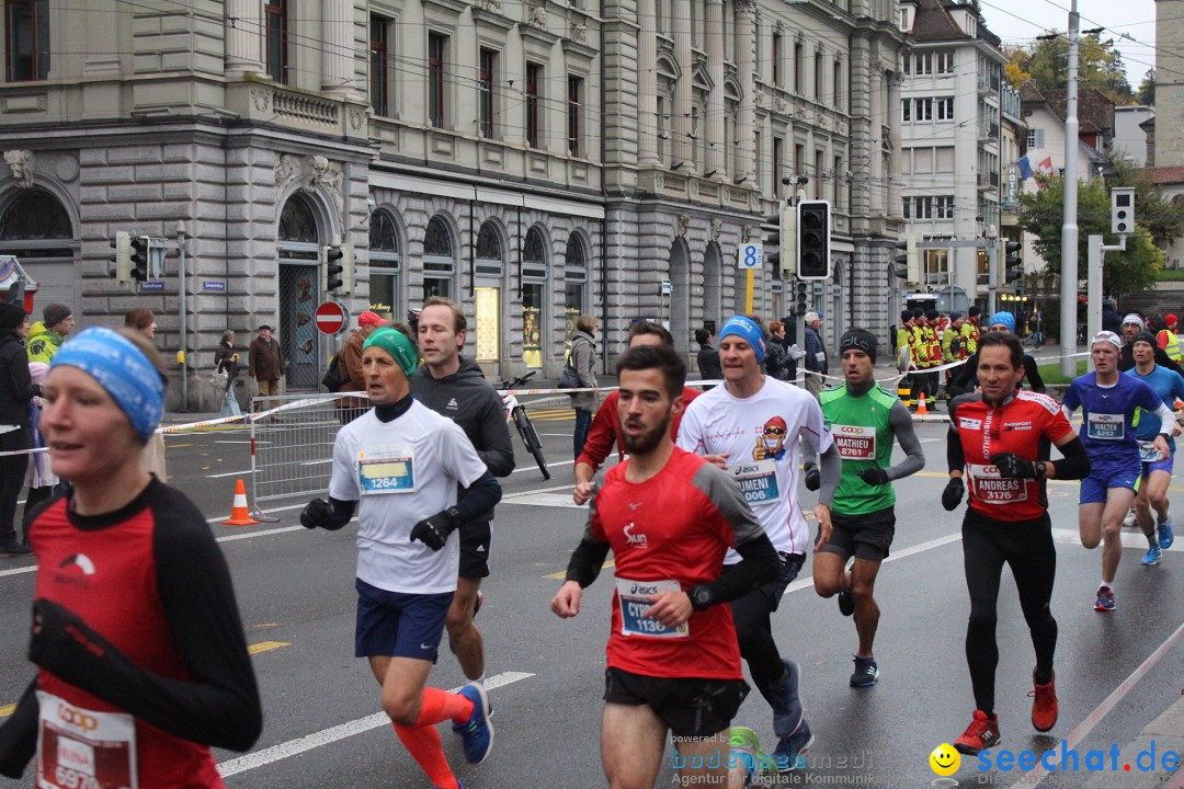 Swiss City Marathon: Lucerne Luzern Schweiz Switzerland, 28.10.2018