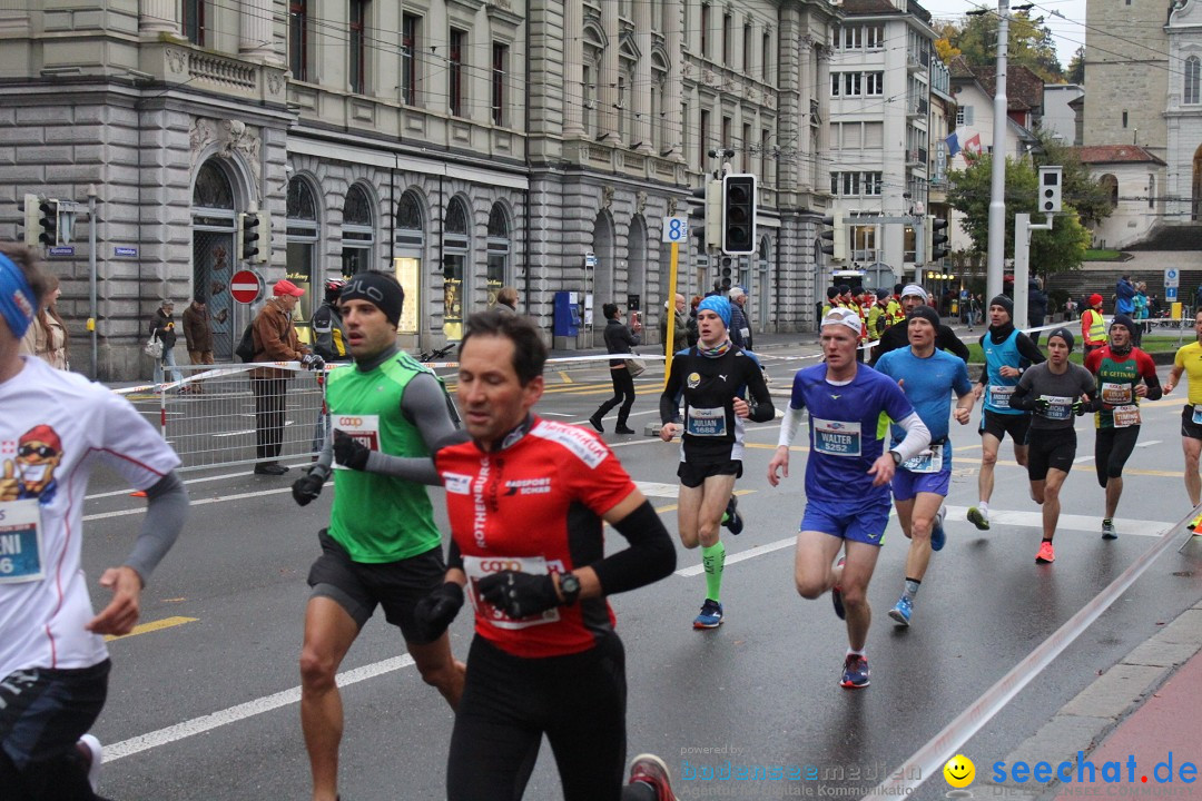 Swiss City Marathon: Lucerne Luzern Schweiz Switzerland, 28.10.2018