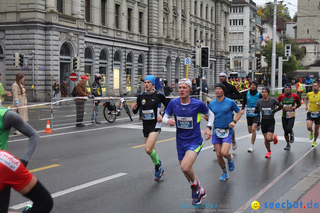 Swiss City Marathon: Lucerne Luzern Schweiz Switzerland, 28.10.2018