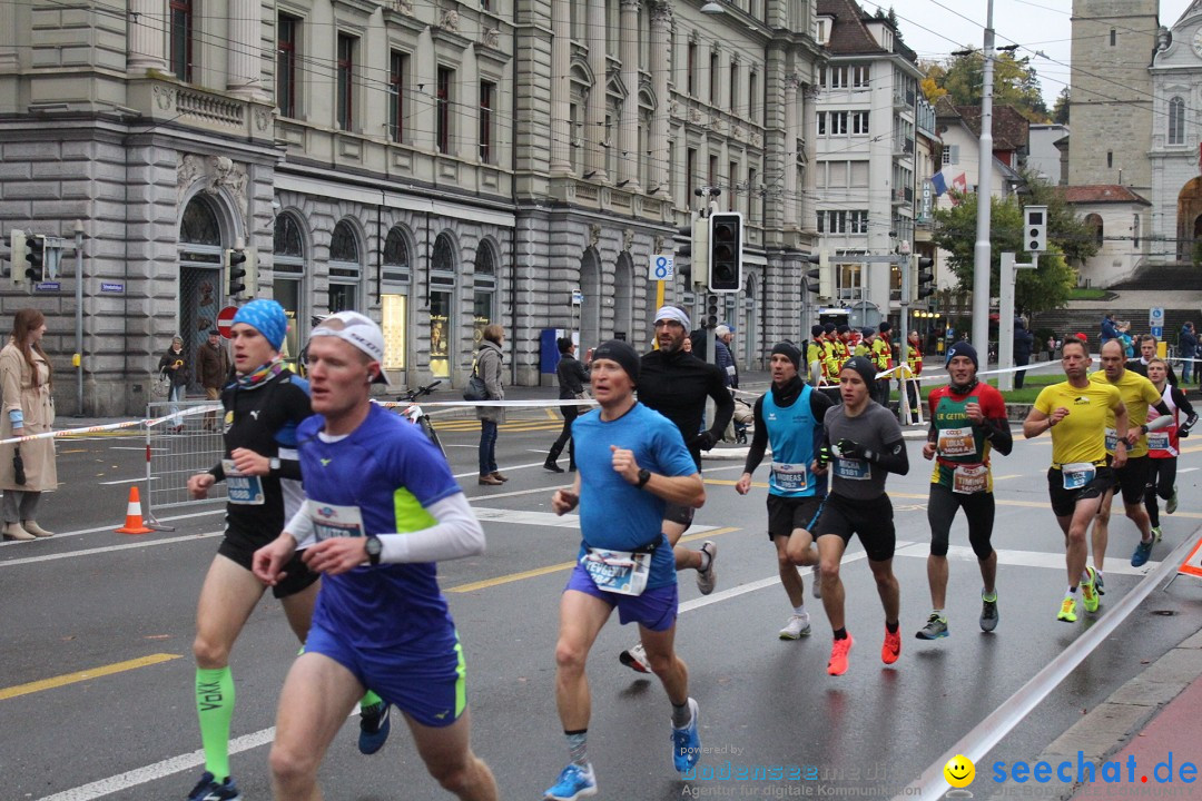 Swiss City Marathon: Lucerne Luzern Schweiz Switzerland, 28.10.2018