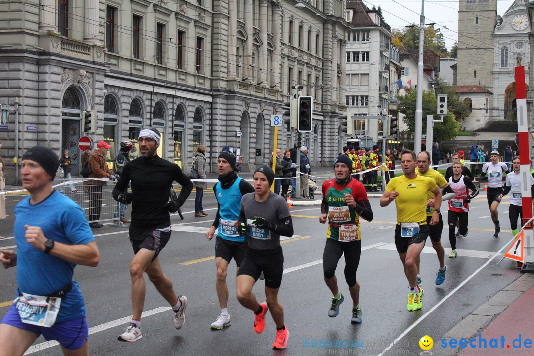 Swiss City Marathon: Lucerne Luzern Schweiz Switzerland, 28.10.2018