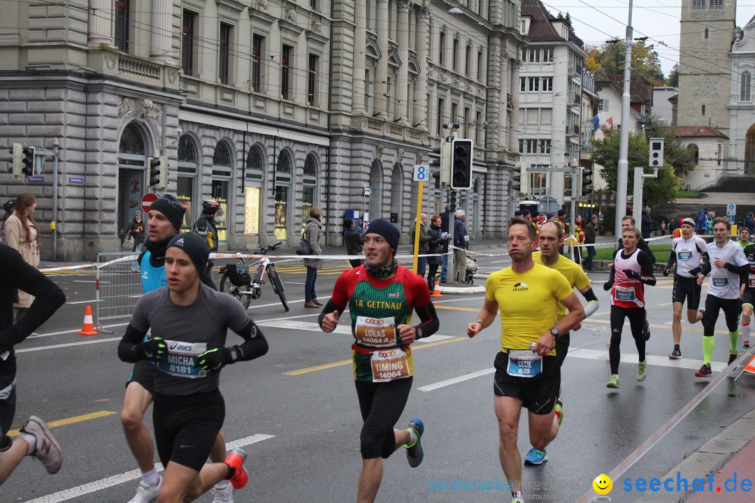 Swiss City Marathon: Lucerne Luzern Schweiz Switzerland, 28.10.2018