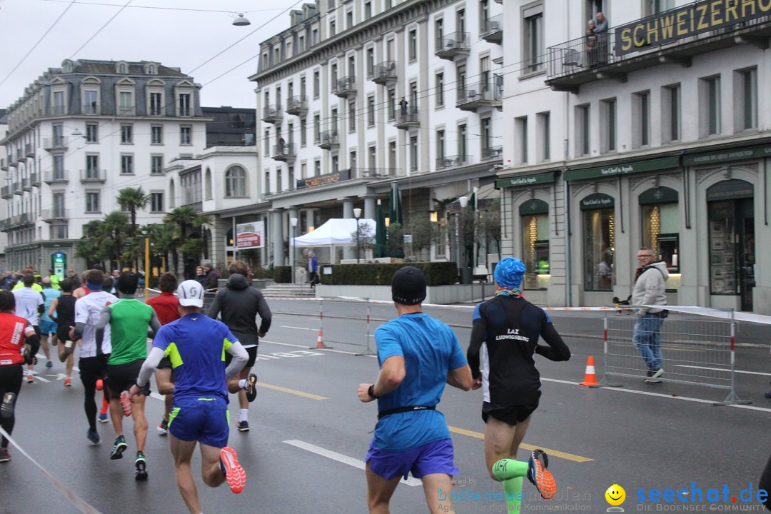 Swiss City Marathon: Lucerne Luzern Schweiz Switzerland, 28.10.2018