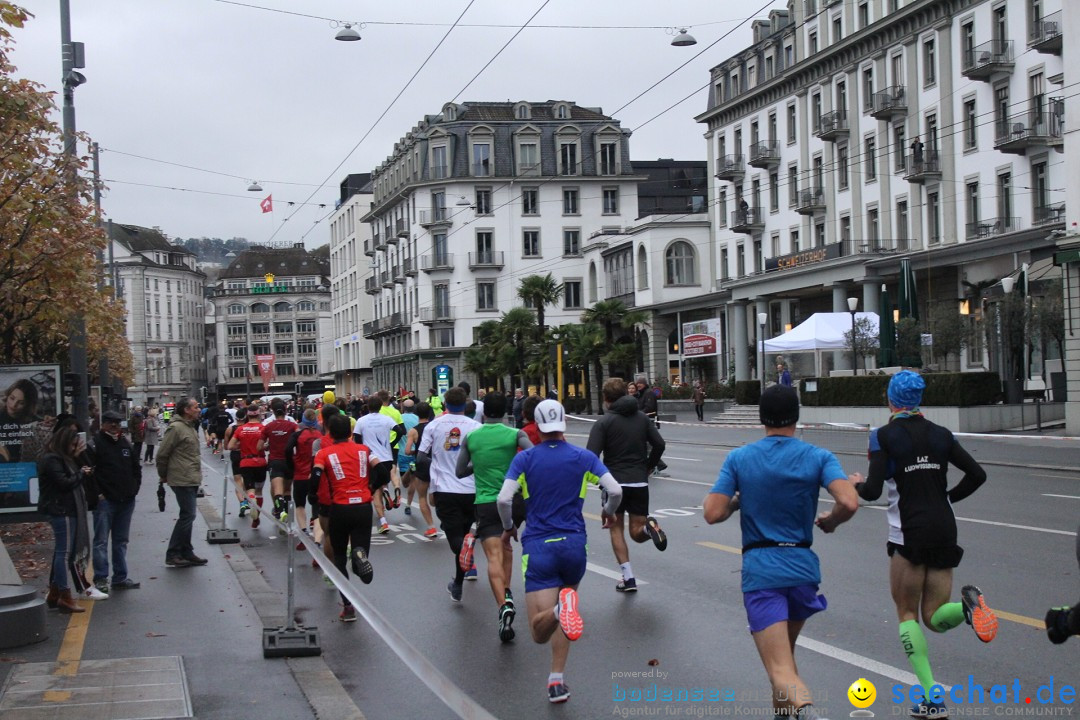 Swiss City Marathon: Lucerne Luzern Schweiz Switzerland, 28.10.2018