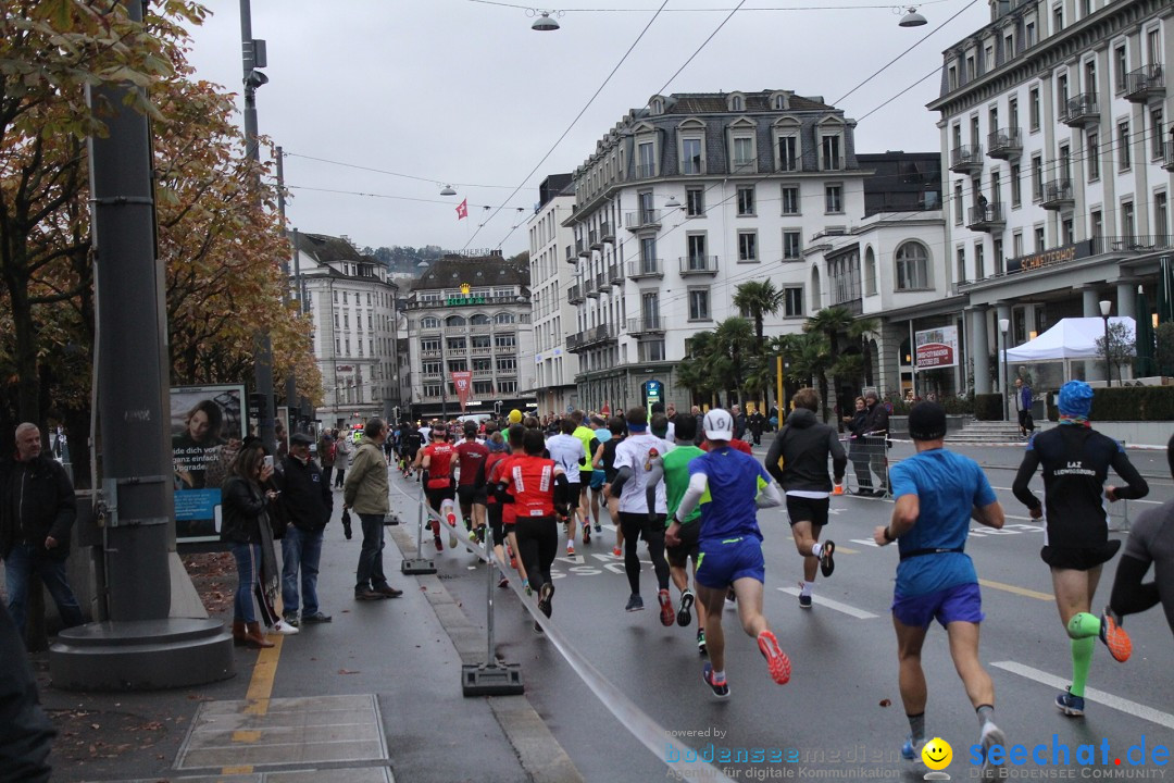 Swiss City Marathon: Lucerne Luzern Schweiz Switzerland, 28.10.2018