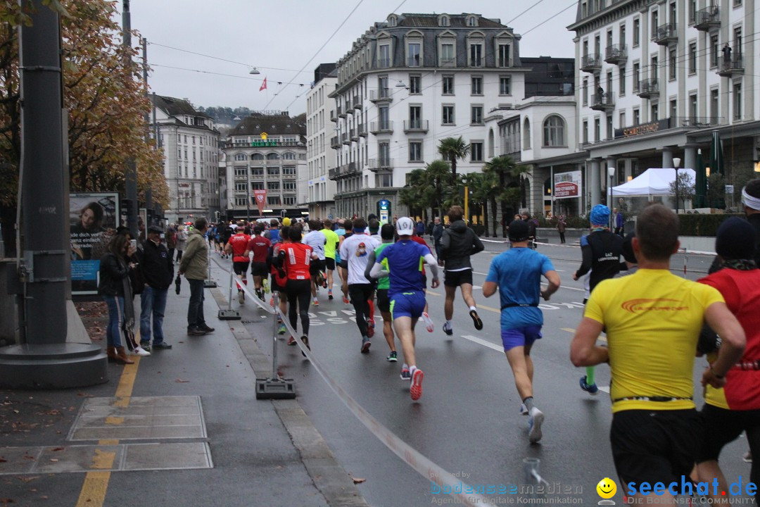 Swiss City Marathon: Lucerne Luzern Schweiz Switzerland, 28.10.2018