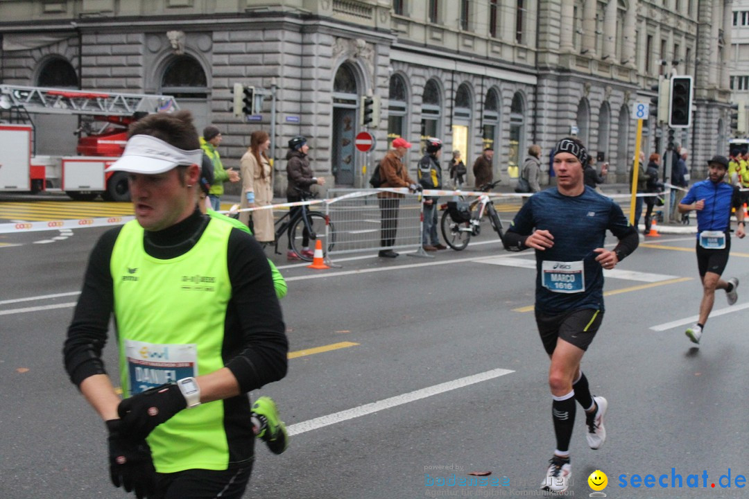 Swiss City Marathon: Lucerne Luzern Schweiz Switzerland, 28.10.2018