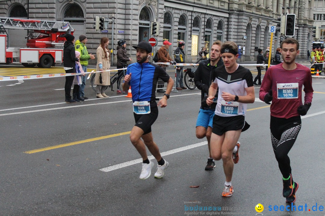 Swiss City Marathon: Lucerne Luzern Schweiz Switzerland, 28.10.2018