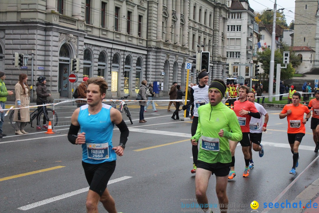 Swiss City Marathon: Lucerne Luzern Schweiz Switzerland, 28.10.2018