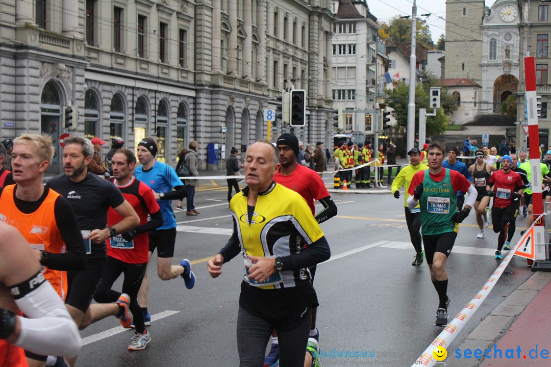 Swiss City Marathon: Lucerne Luzern Schweiz Switzerland, 28.10.2018