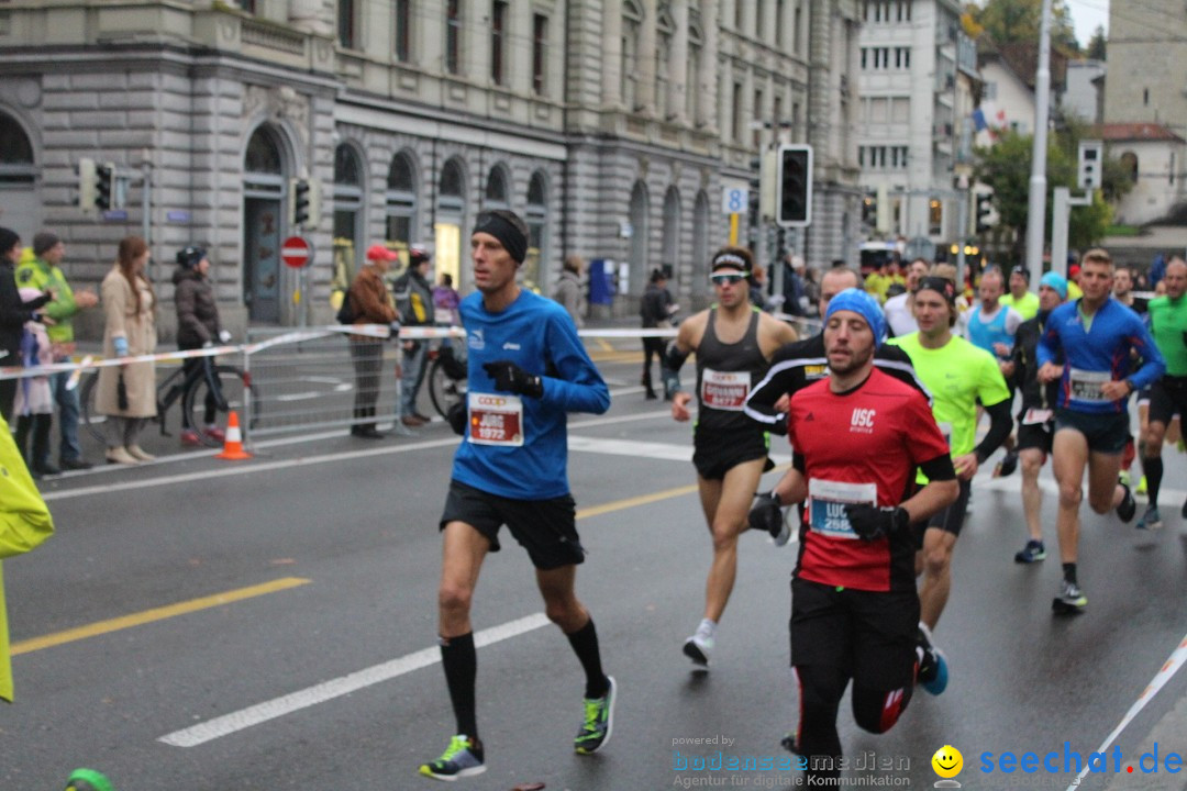 Swiss City Marathon: Lucerne Luzern Schweiz Switzerland, 28.10.2018