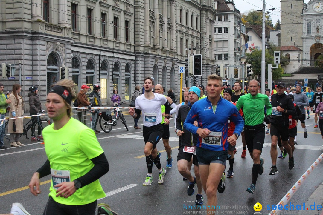 Swiss City Marathon: Lucerne Luzern Schweiz Switzerland, 28.10.2018