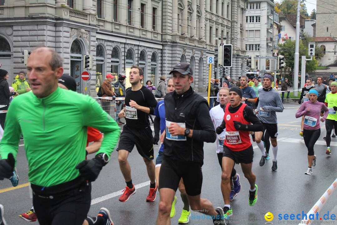 Swiss City Marathon: Lucerne Luzern Schweiz Switzerland, 28.10.2018