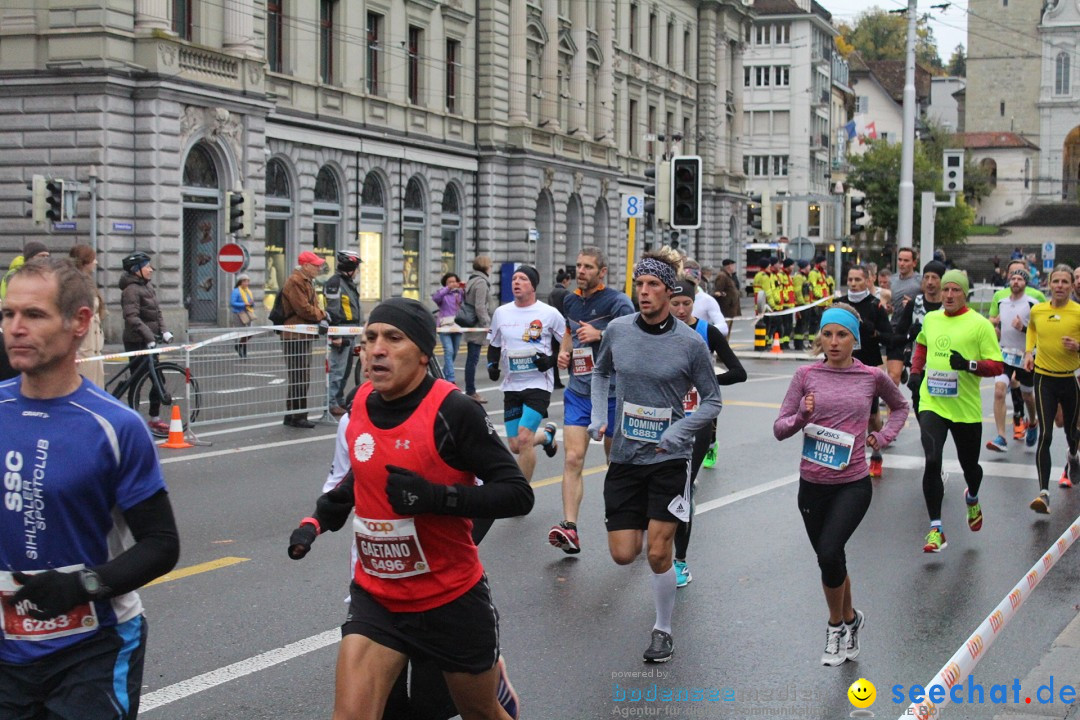 Swiss City Marathon: Lucerne Luzern Schweiz Switzerland, 28.10.2018