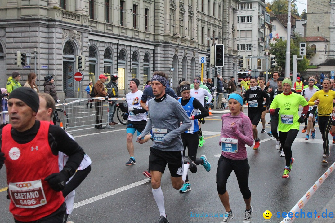 Swiss City Marathon: Lucerne Luzern Schweiz Switzerland, 28.10.2018