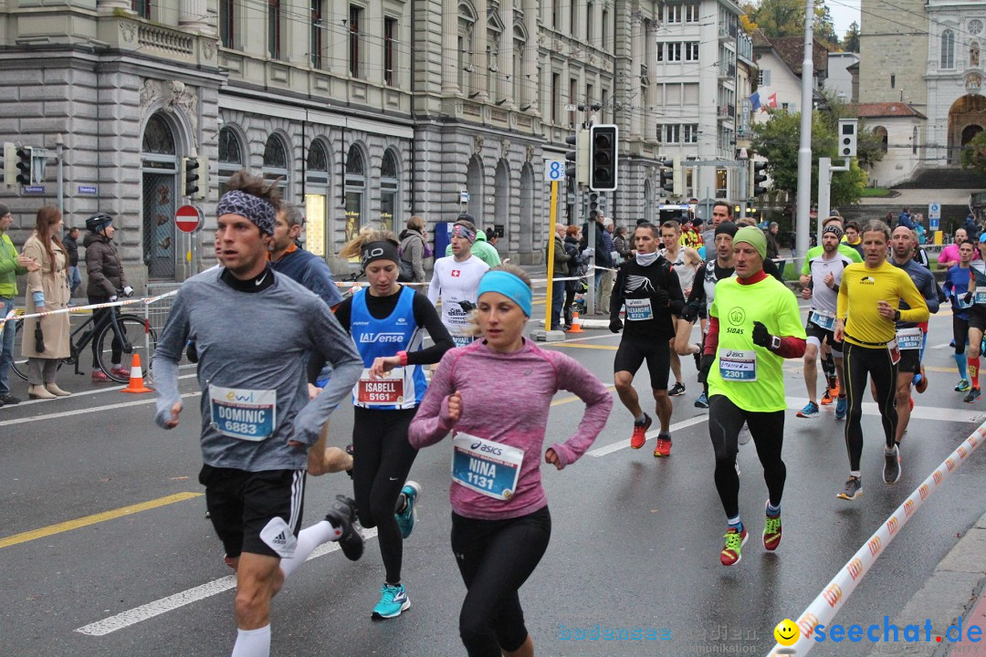 Swiss City Marathon: Lucerne Luzern Schweiz Switzerland, 28.10.2018