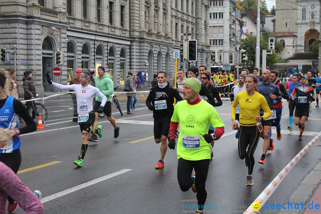 Swiss City Marathon: Lucerne Luzern Schweiz Switzerland, 28.10.2018