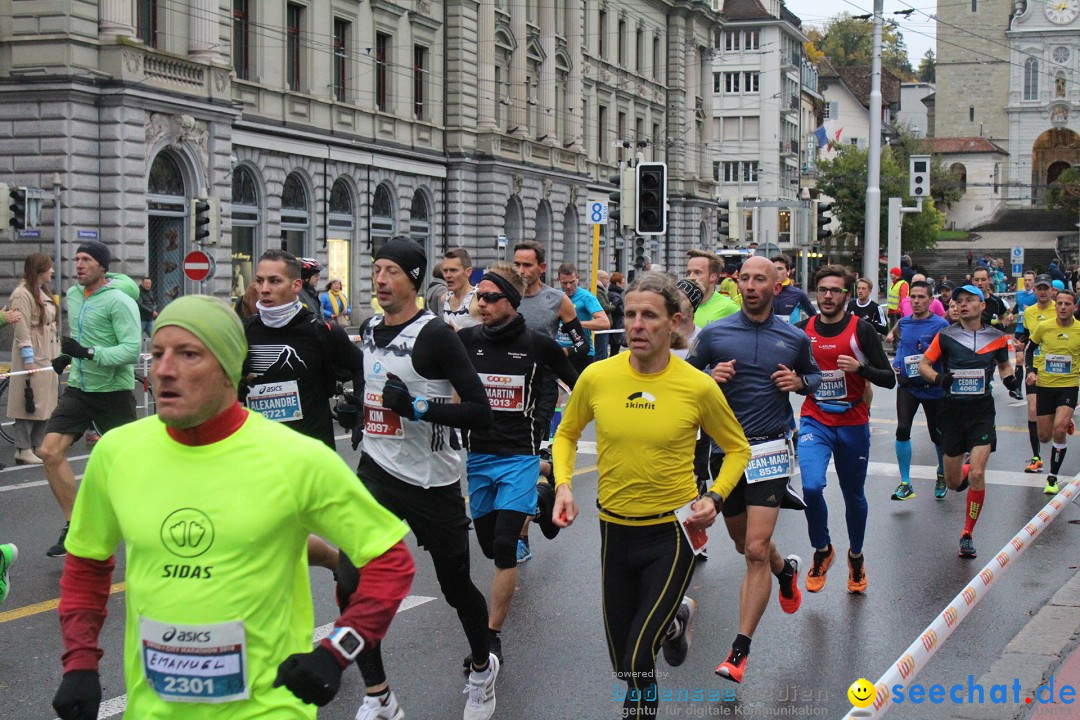 Swiss City Marathon: Lucerne Luzern Schweiz Switzerland, 28.10.2018