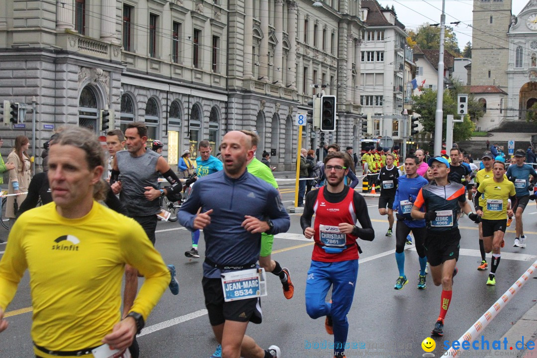 Swiss City Marathon: Lucerne Luzern Schweiz Switzerland, 28.10.2018