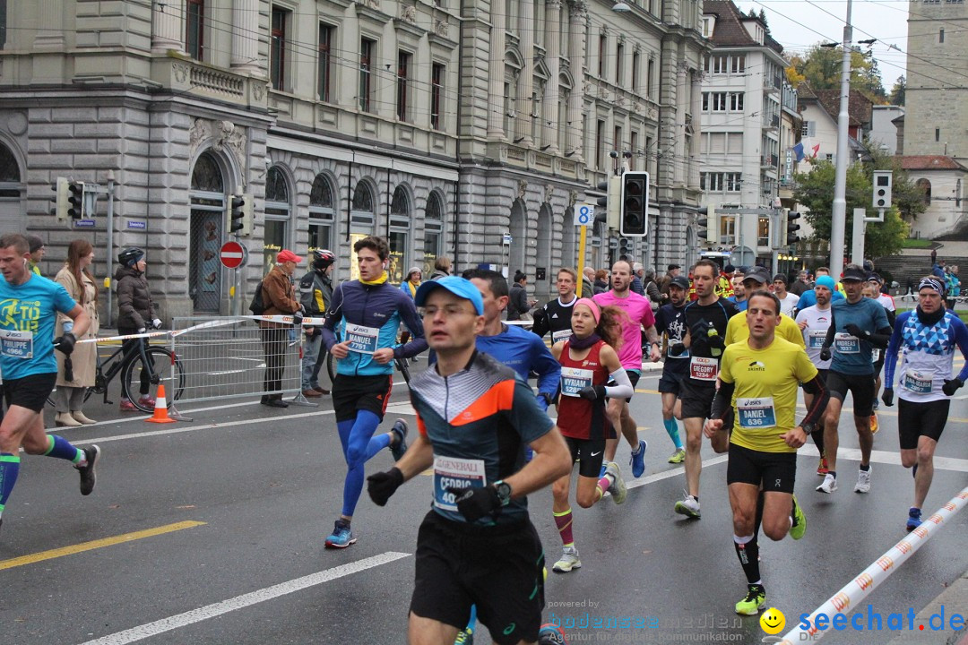 Swiss City Marathon: Lucerne Luzern Schweiz Switzerland, 28.10.2018