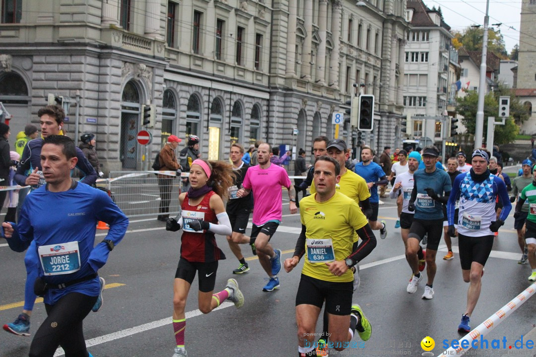 Swiss City Marathon: Lucerne Luzern Schweiz Switzerland, 28.10.2018